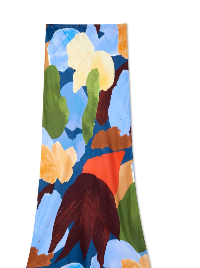 Abstract Geometric Pattern Skirt