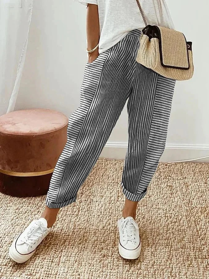 Harper | Striped Pants