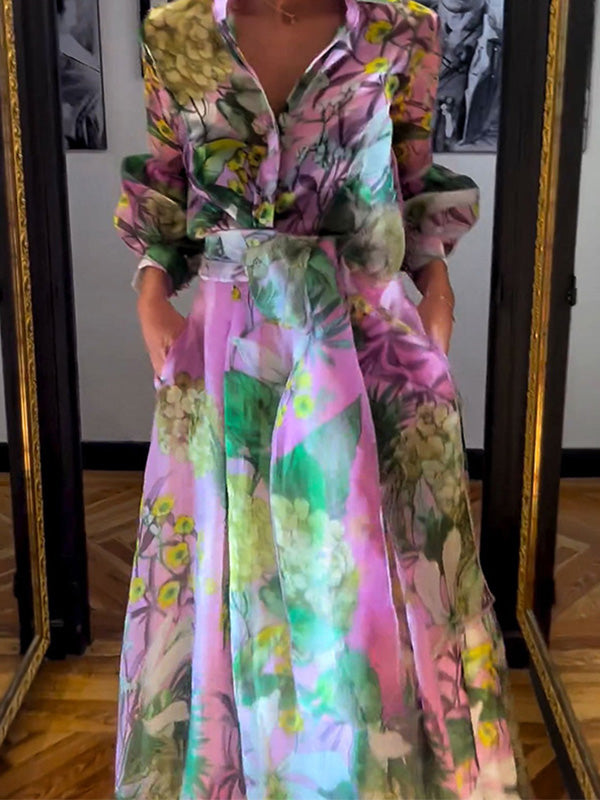 Fashionable and elegant printed skirt