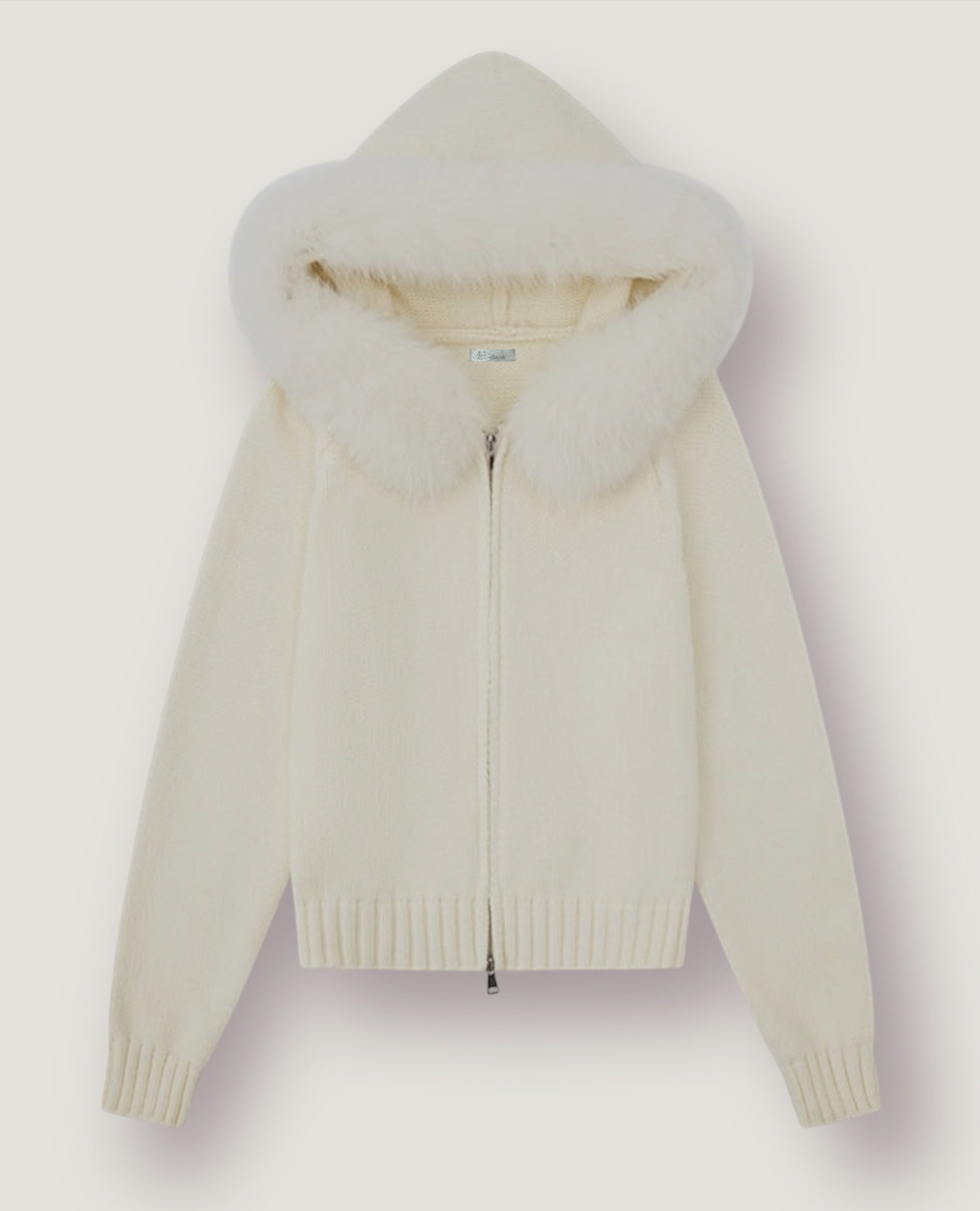 AMORE FUR JACKET- WHITE