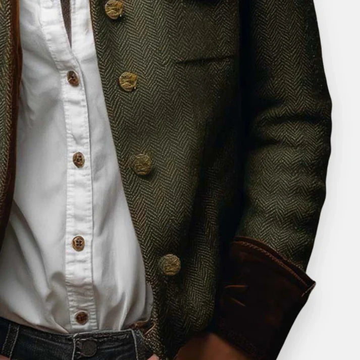 Florenne™ |  Tailored Button Front Jacket