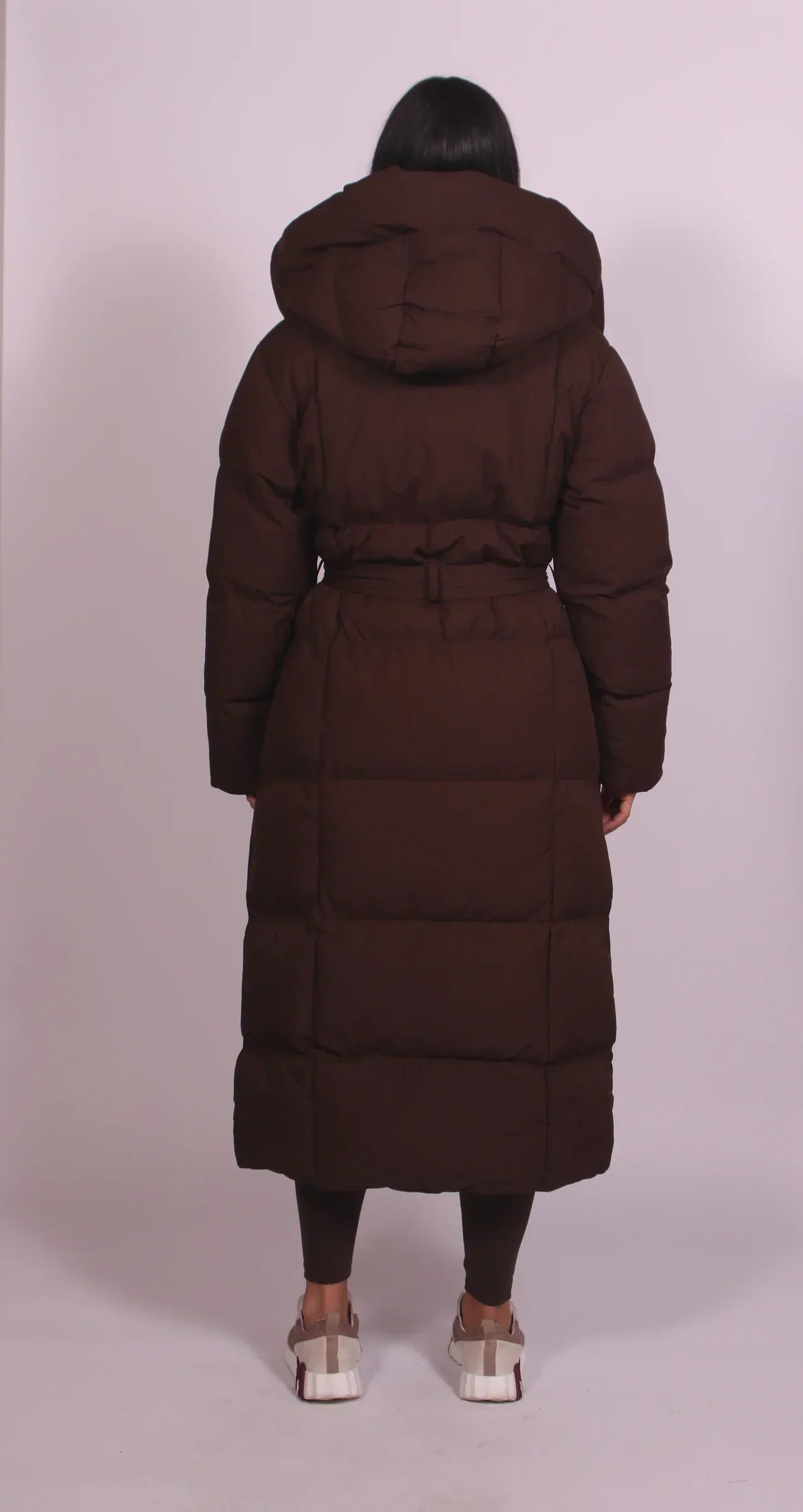 Carmene ™ - Long Belted Puffer Coat