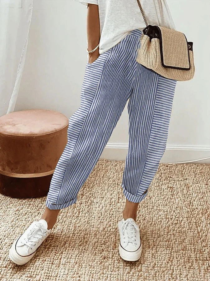 Harper | Striped Pants